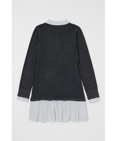 26年SS新作】LAYERED KNIT ミニドレス（ワンピース）｜MOUSSY