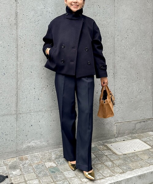 NOLLEY'S（ノーリーズ）の「ウールカシミヤダブルブレストコート