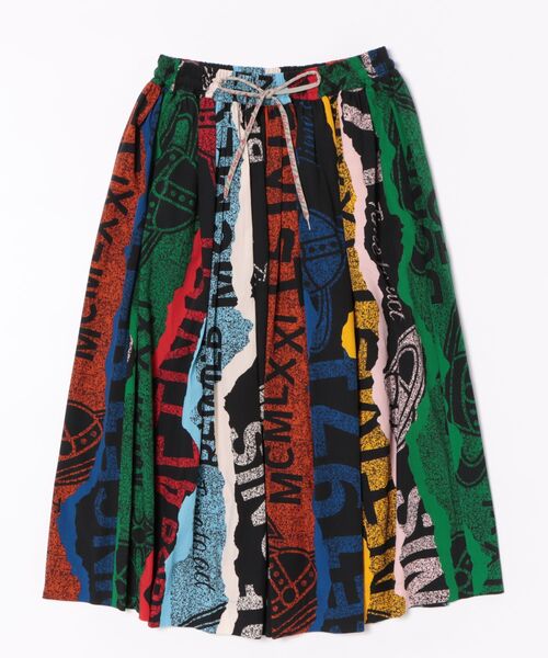 TOWEL BLACK PRINTｷﾞｬｻﾞｰｽｶｰﾄ（スカート）｜Vivienne Westwood