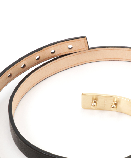 Ursul（ﾕｱｿﾙ）の「URSUL カーフホソバングル◇（バングル/リストバンド