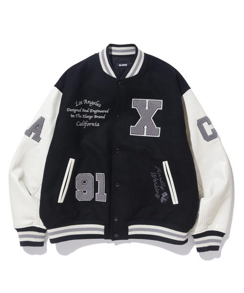 XLARGE（エクストララージ）の「OG LOGO VARSITY JACKET（スタジャン