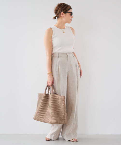 Diner B RIB CROP タンクトップ（タンクトップ）｜Deuxieme Classe