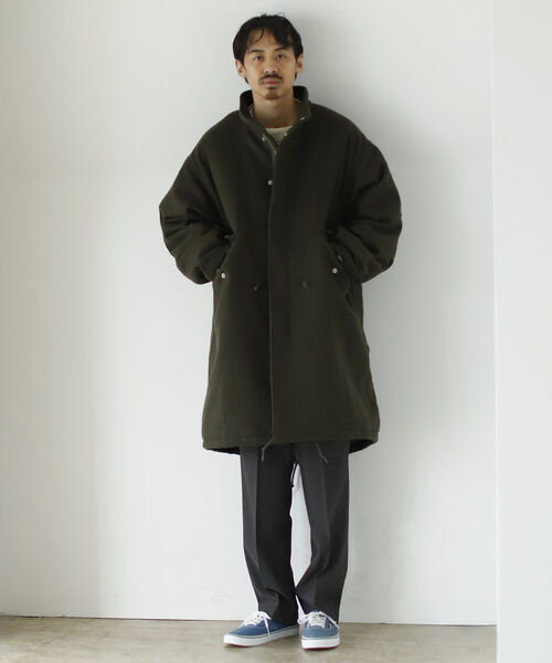 BEAMS（ビームス）の「BEAMS / 中綿 ウール モッズ コート（モッズ