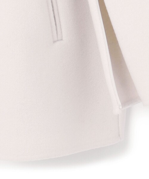 セール】ウールリバー ケープ ジャケット（ノーカラーコート）｜23区 S