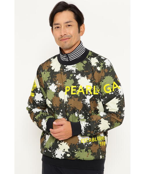 パーリーゲイツ 4Way カモフラ 迷彩柄リバーシブルブルゾン ベスト