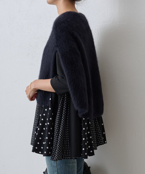 BEARDSLEY（ビアズリー）の「ファーニットポンチョ（ニット/セーター