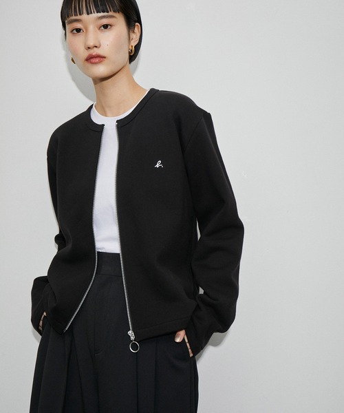 WEB限定】【agnes b. pour ADAM ET ROPE'】CARDIGAN CLASSIQUE ZIP