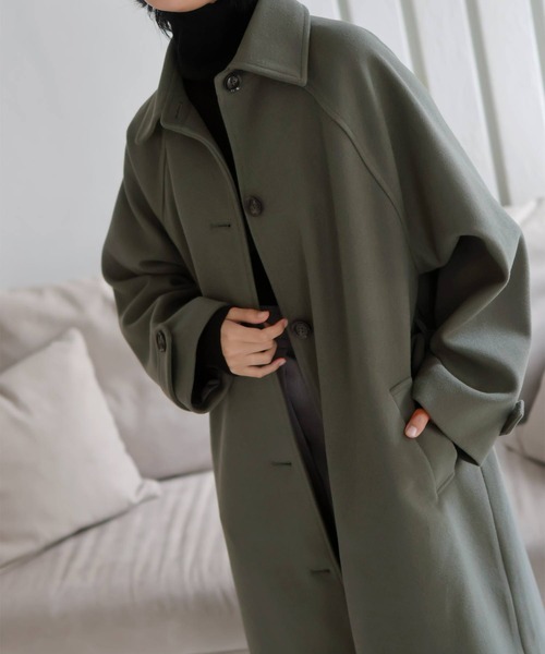 LIAN（リアン）の「ステンカラーロングコート（ステンカラーコート