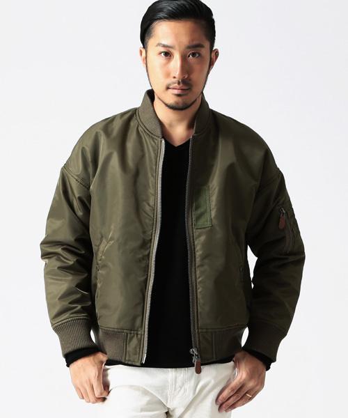 BEAMS（ビームス）の「◎BEAMS / BIGシルエット MA-1ジャケット