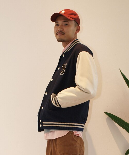 UNISEX】スタジアム ジャケット（スタジャン）｜J.PRESS YORK STREET