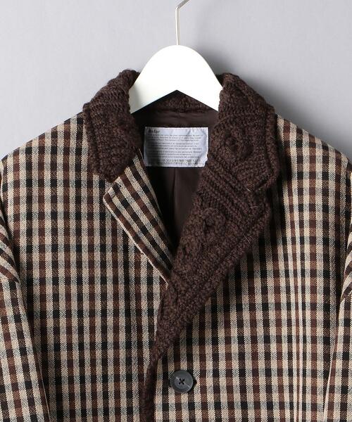 kolor（カラー）の「＜kolor（カラー）＞ ガンクラブチェック コート