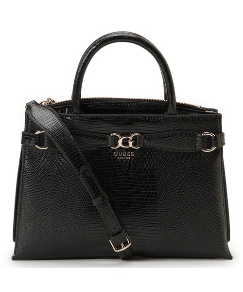 ARLENA Lizard Girlfriend Satchel ハンドバッグ サッチェル | GUESS