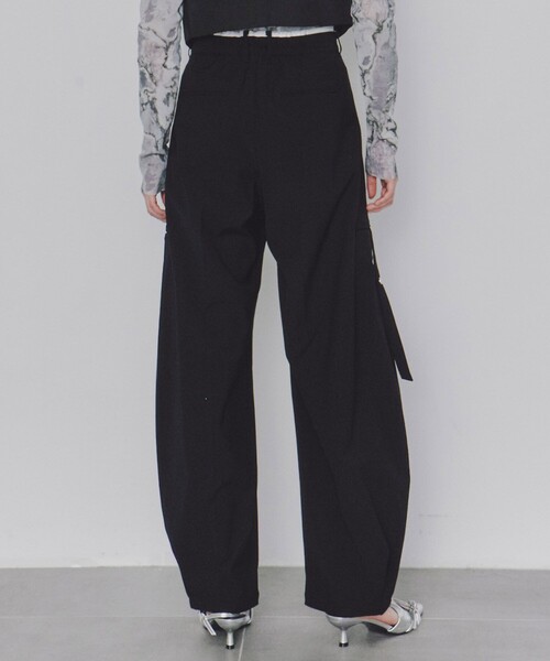 残りわずか！】ダブルウエストコクーンパンツ｜細見え/ウォッシャブル