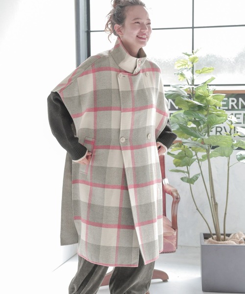 niko and（ニコアンド）の「リバーハイネックポンチョ（ポンチョ