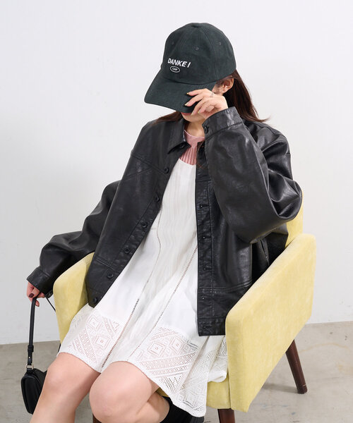 レザーBIGポケジャケット（その他アウター）｜Kastane（カスタネ）の