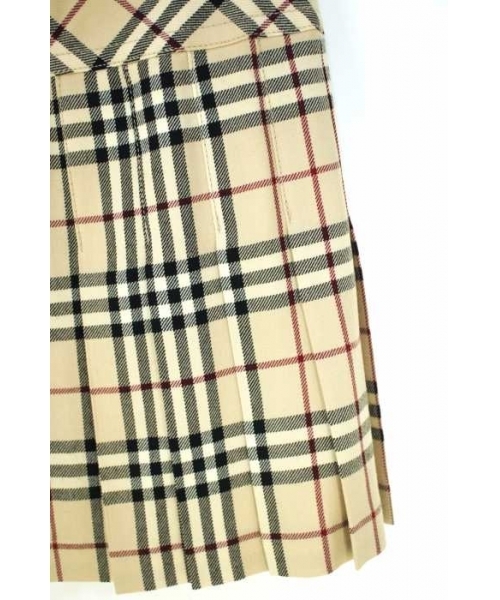 ブランド古着】バーバリーチェックプリーツスカート（スカート