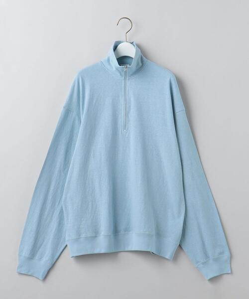 6（ロク）の「＜Americana × 6(ROKU)＞COTTON HALF ZIP LONG SLEEVE T