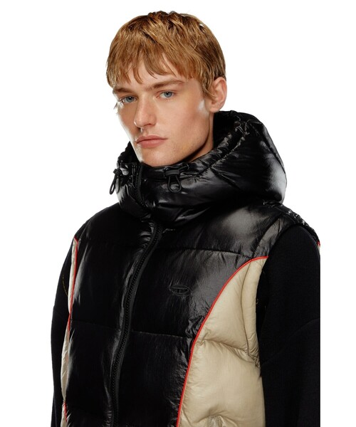 セール】メンズ ジップアップジャケット パファージャケット（ブルゾン