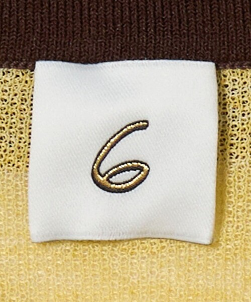 6（ロク）の「＜6(ROKU)＞シアー ラガー ニット（ニット/セーター