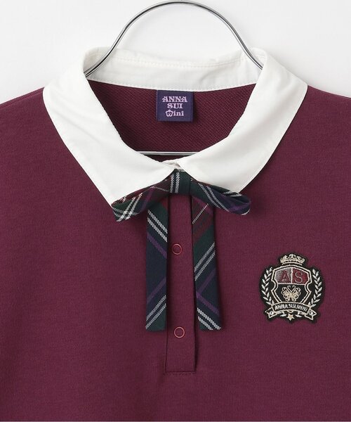 セール】チェックレイヤード風ワンピース（ワンピース）｜ANNA SUI