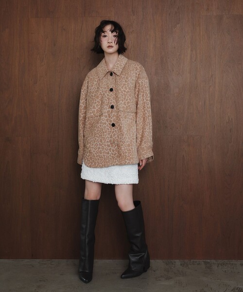 セール】＜EMMEL REFINES＞EM レオパード ジャカード シャツ