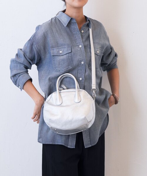 本革》ラウンドミニボストンバック（ボストンバッグ）｜BEARDSLEY