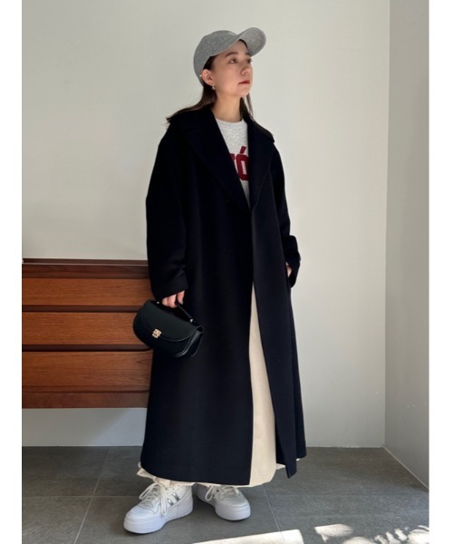 SNIDEL（スナイデル）の「カシミヤ30%混ベーシックコート（その他