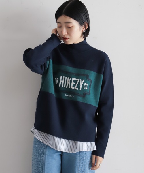 HIKEZYチェーン刺繍 ニットP/O | NOMBRE IMPAIR