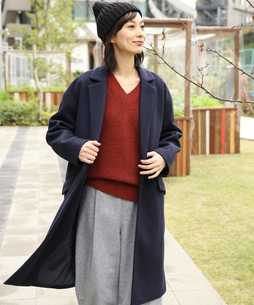 LAKOLE（ラコレ）の「フロントワンボタンコート / LAKOLE（チェスター