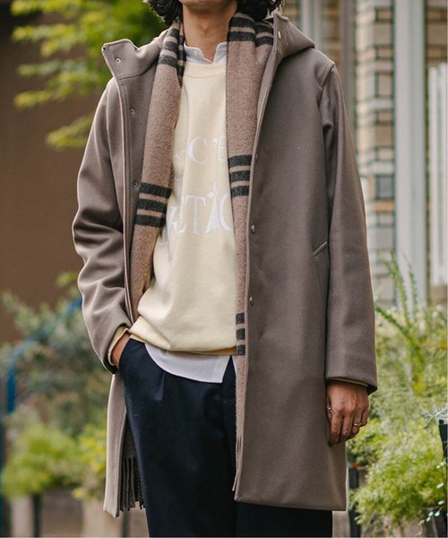 EDIFICE（エディフィス）の「140s メルトン フードコート（ダッフル