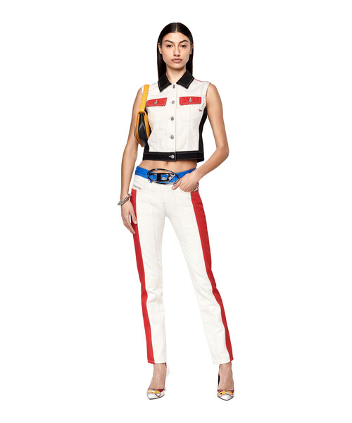 DIESEL（ディーゼル）の「レディース ノースリーブ ジャケット デニム