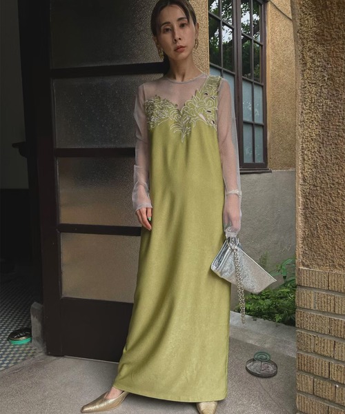 Ameri（アメリ）の「UND RENEE CUTWORK DRESS（ワンピース）」 - WEAR