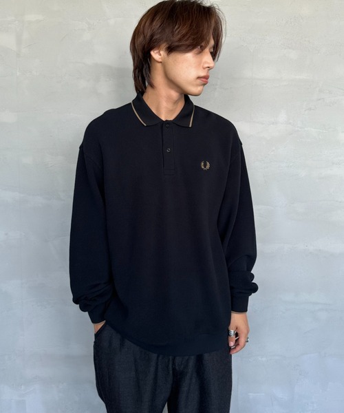 FRED PERRY/フレッドペリー] 別注 ワンポイントロゴ刺繍 ロング