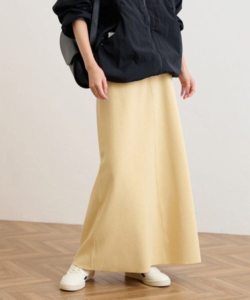 FRAMeWORK（フレームワーク）の「ダブルフェイスジャージフレア