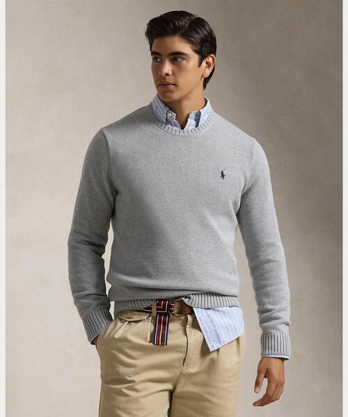 コットン クルーネック セーター（ニット/セーター）｜POLO RALPH