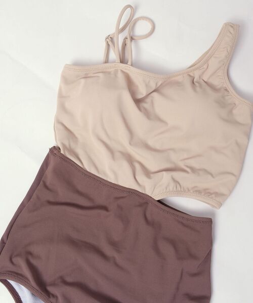 SHIPS（シップス）の「Wai:ワンショルダーSWIM WEAR◇（水着）」 - WEAR