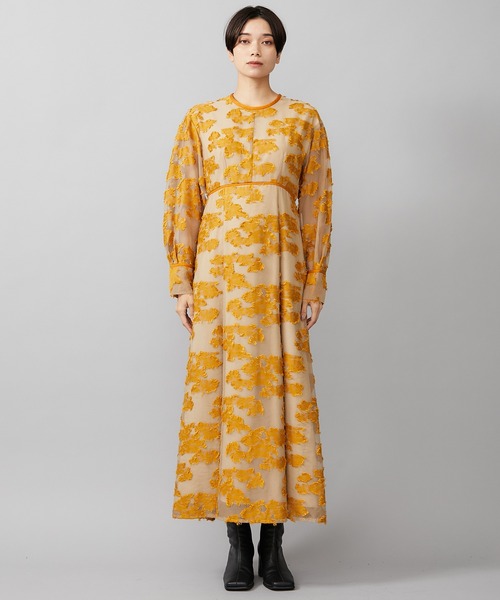 CLANE（クラネ）の「【CLANE(クラネ)】FLOW FLOWER JACQUARD ONE PIECE