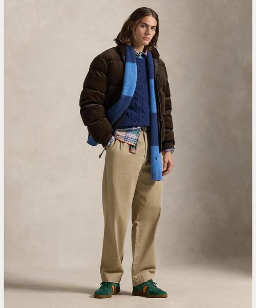 コーデュロイ ダウン ジャケット（ダウンジャケット/コート）｜POLO