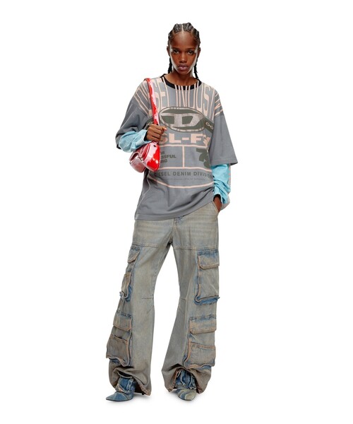 DIESEL（ディーゼル）の「レディース デニム ルーズ D-SIRE-CARGO