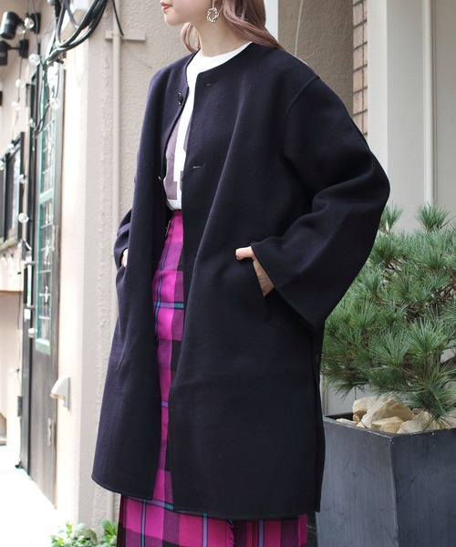 セール】ORCIVAL/オーシバル リバーウールコート REVER WOOL COAT OR