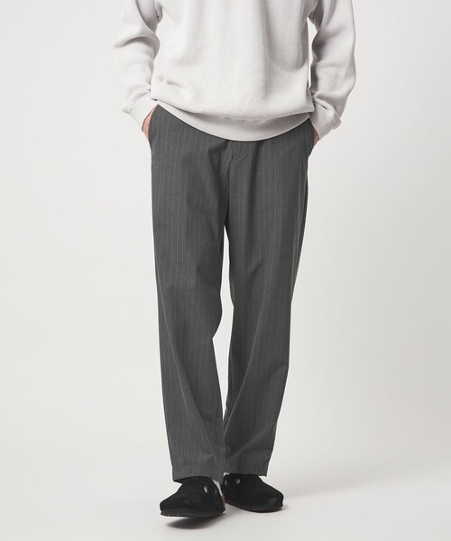 ストライプ ワイド ユーティリティパンツ W2 イージーパンツ