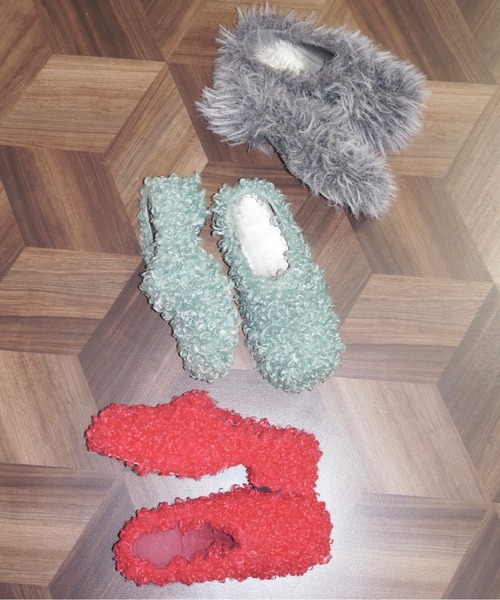 musubore（ムスボレ）の「fur mule / ファーミュール（サンダル）」 - WEAR