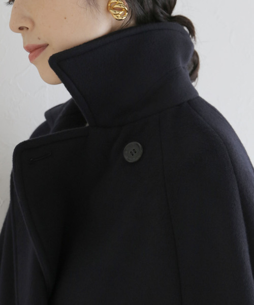 IENA（イエナ）の「二重織シャルムビーバーケープコート（その他