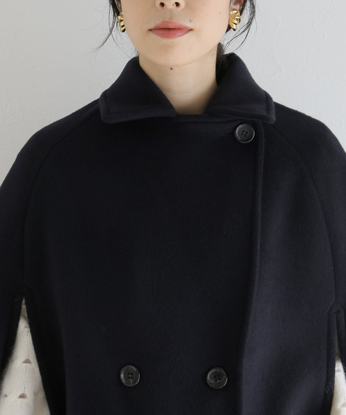 IENA（イエナ）の「二重織シャルムビーバーケープコート（その他