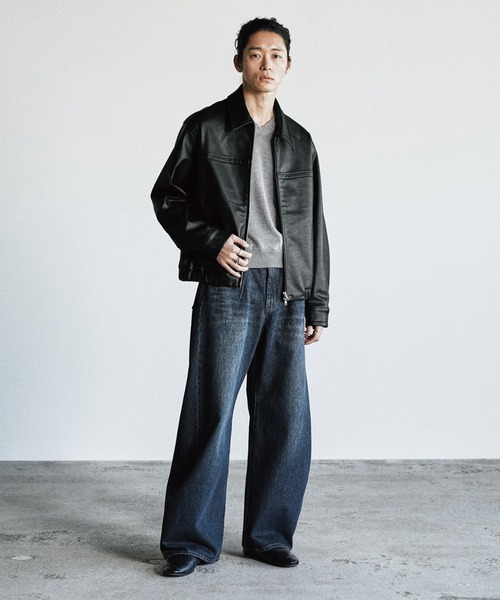 WYM LIDNM（ウィム バイ リドム）の「ARTIFICIAL GRAIN / FAUX SUEDE