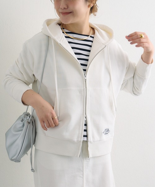 セール】ダブルジップ裏毛スウェットパーカー（パーカー）｜PUAL CE