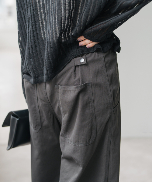 追加》ギャザーチノ（チノパンツ）｜Spick & Span（スピックアンド