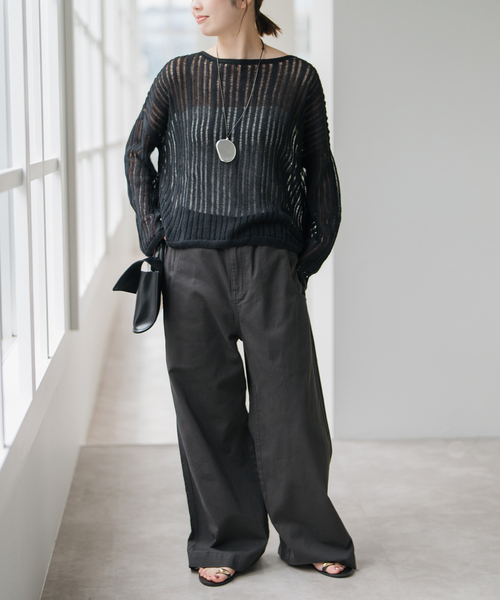 追加》ギャザーチノ（チノパンツ）｜Spick & Span（スピックアンド