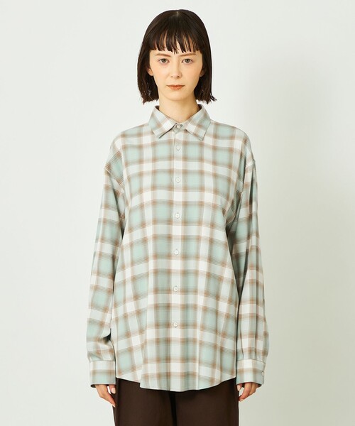 セール】GREY LABEL オンブレチェックシャツ（シャツ/ブラウス