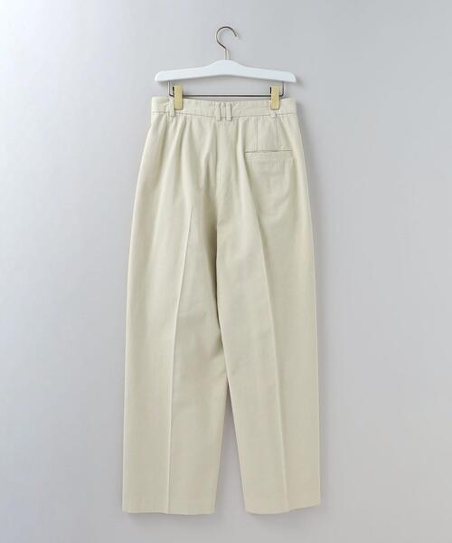 6（ロク）の「＜6(ROKU)＞COTTON RAYON BIG PANTS/パンツ（チノパンツ